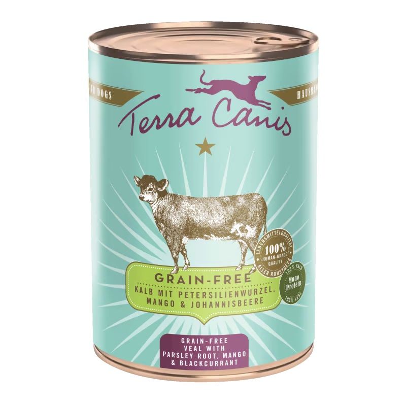 Terra Canis Grain-free Veal with parsley root, mango & blackcurrant 400 g