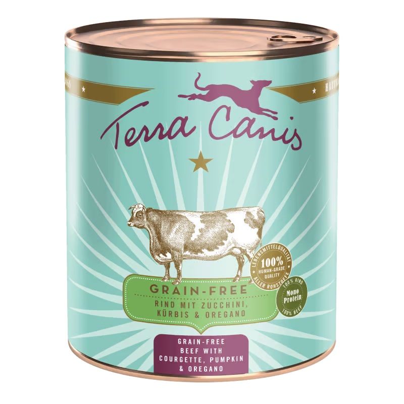 Terra Canis Grain-free ﻿Beef with courgette, pumpkin & oregano 800 g