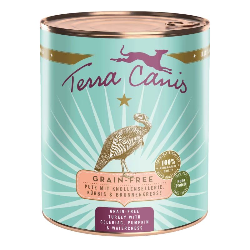 Terra Canis ﻿Grain-free Turkey with celery, pumpkin & watercress 800 g