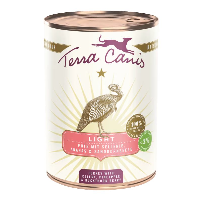Terra Canis ﻿﻿Light Turkey with celery, pineapple & buckthorn berry 400 g