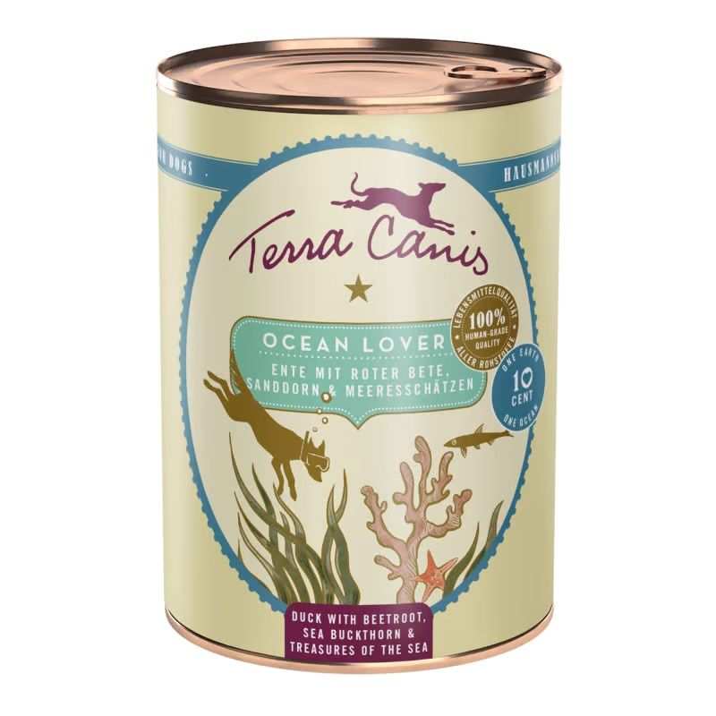 Terra Canis Ocean Lover - Duck with beetroot, sea buckthorn and treasures of the sea 400 g