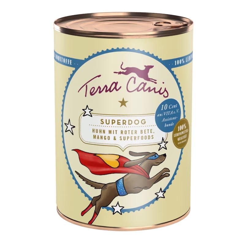 Terra Canis Superdog – Chicken with beetroot, mango and superfoods 400 g