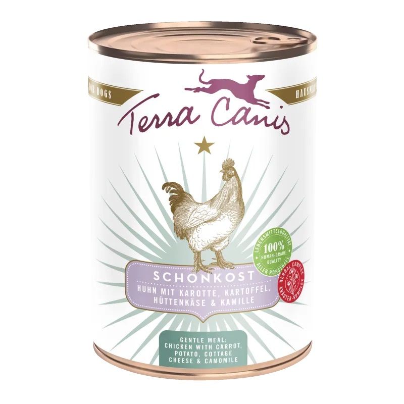 Terra Canis Gentle Meal Chicken with carrot, potato, cottage cheese & camomile 400 g