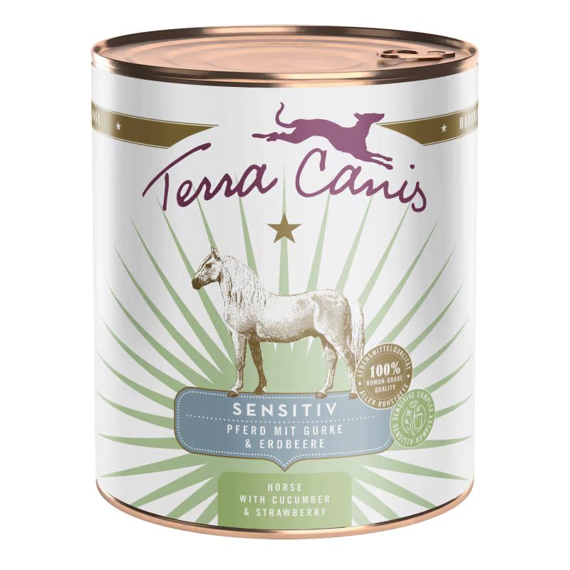 Terra Canis Sensitive Horse with cucumber & strawberry 800 g