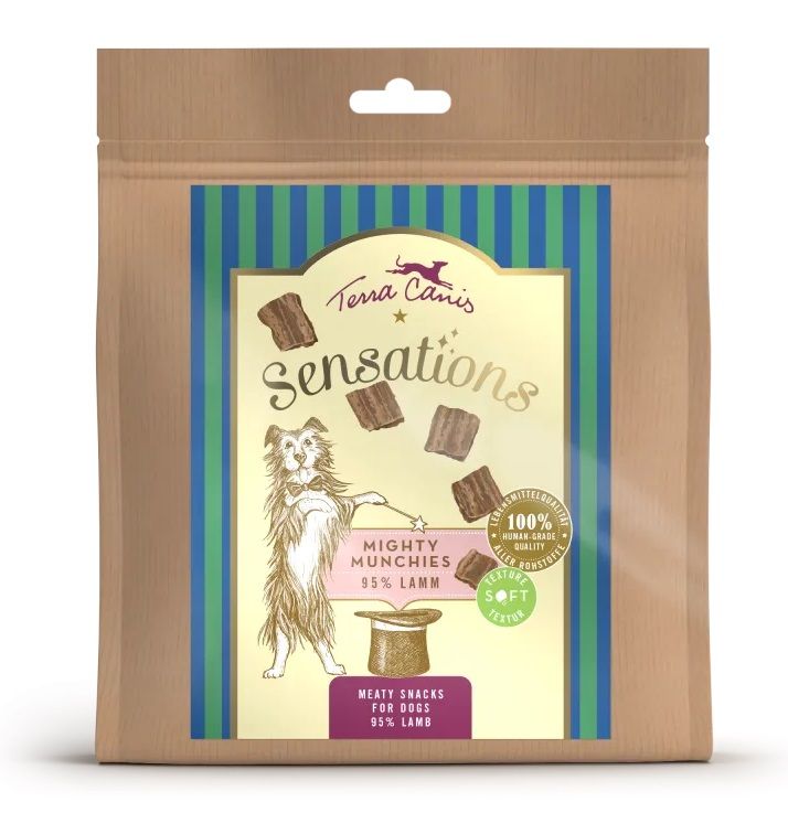 Terra Canis Sensations Mighty Munchies Janjetina 90 g