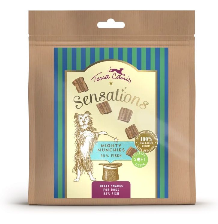 Terra Canis Sensations Mighty Munchies Riba 90 g