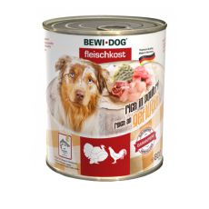 BEWI DOG konzerva – Piletina, 800g