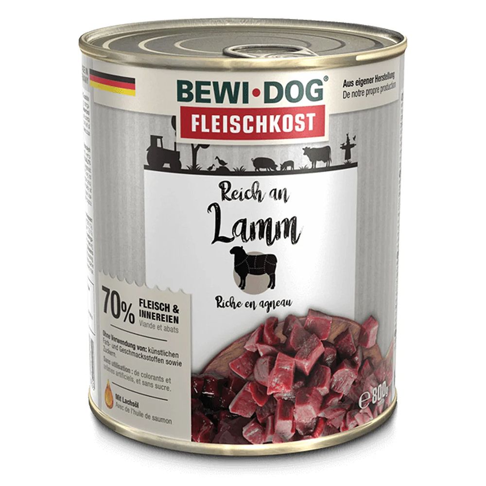 BEWI DOG konzerva – Janjetina, 800g