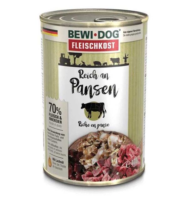 BEWI DOG konzerva – Goveđa jetrica, 400g
