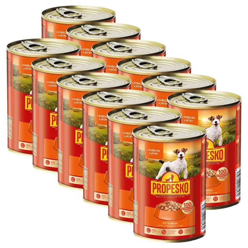 Propesko Dog Pileća jetrica u umaku 415 g