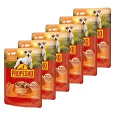 Propesko Dog vrećica piletina-govedina u umaku 6 x 100 g