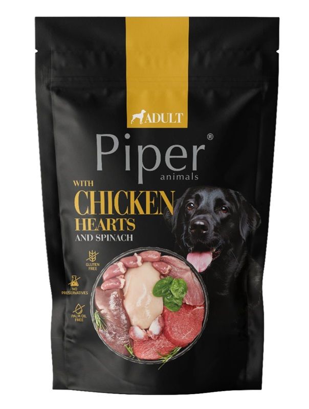 Konzerva Piper Adult s pilećim srcima i špinatom 500 g