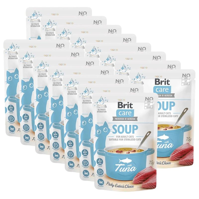 Brit Care Cat Soup with Tuna 15 x 75 g