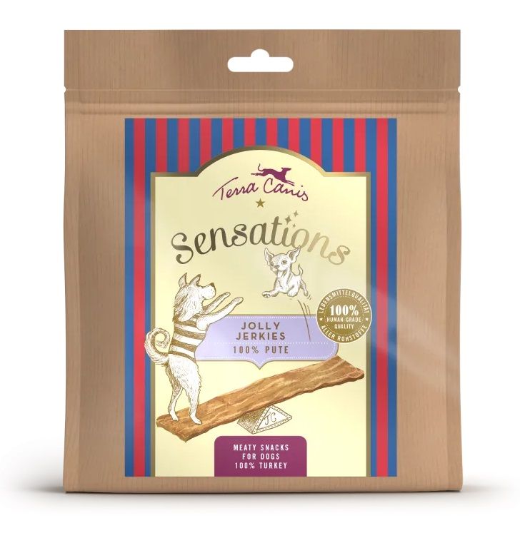 Terra Canis Sensations Jolly Jerkies Pureć 90 g