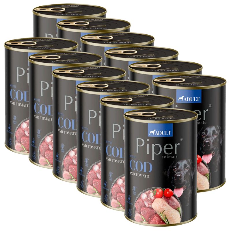 Konzerva Piper Adult s bakalarom i rajčicama 12 x 400 g