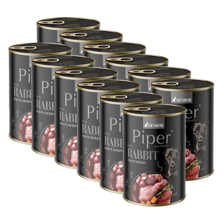 Konzerva Piper Senior s kunićem i bundevom 12 x 400 g