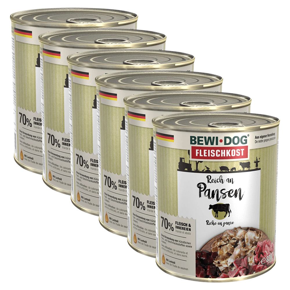 BEWI DOG konzerva – Goveđa jetrica, 6 x 800g