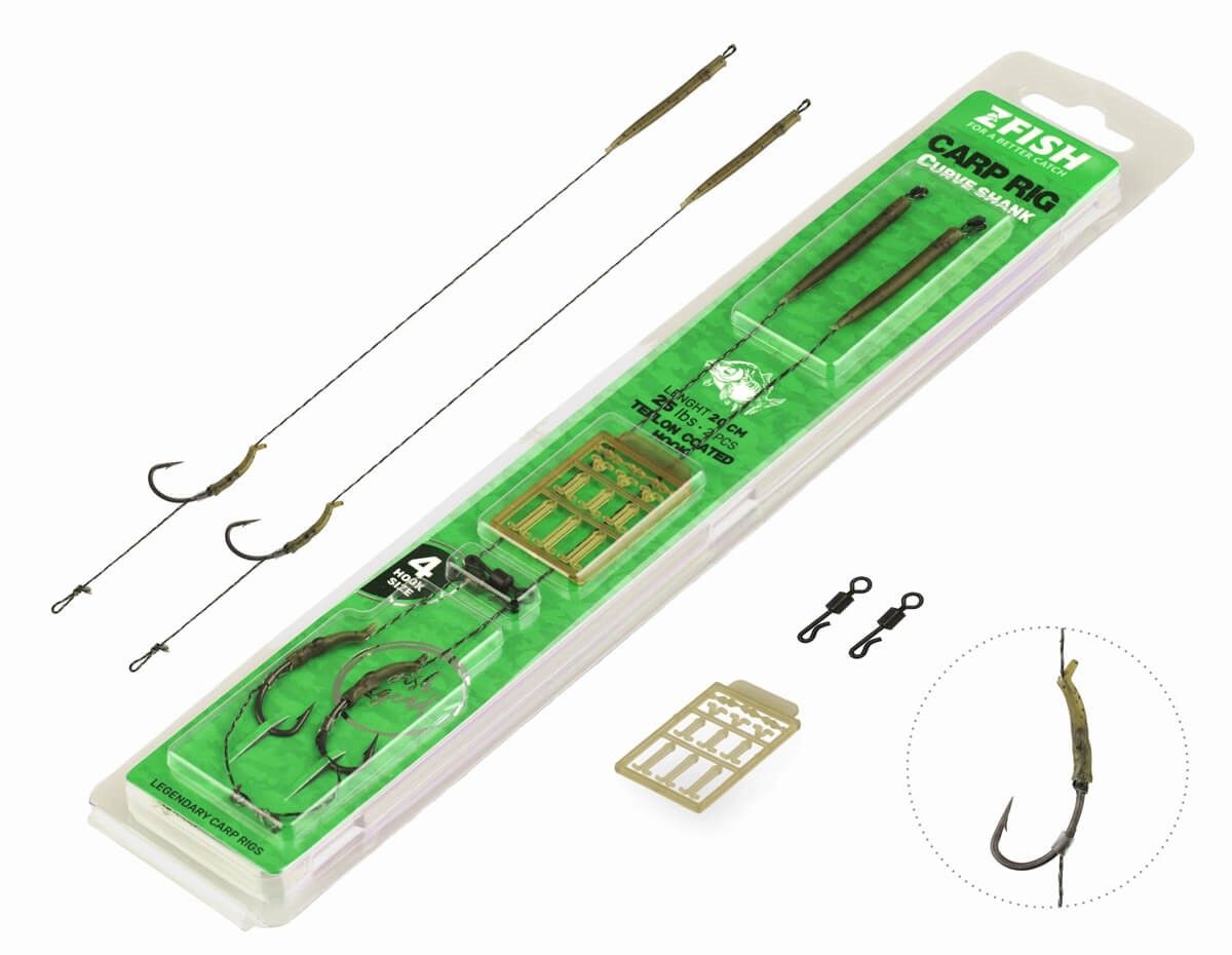 ZFISH Curve Shank Carp Rig / velicina 2