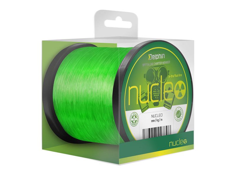 Delphin NUCLEO fluo green 600m / 0,35mm / 10,4kg