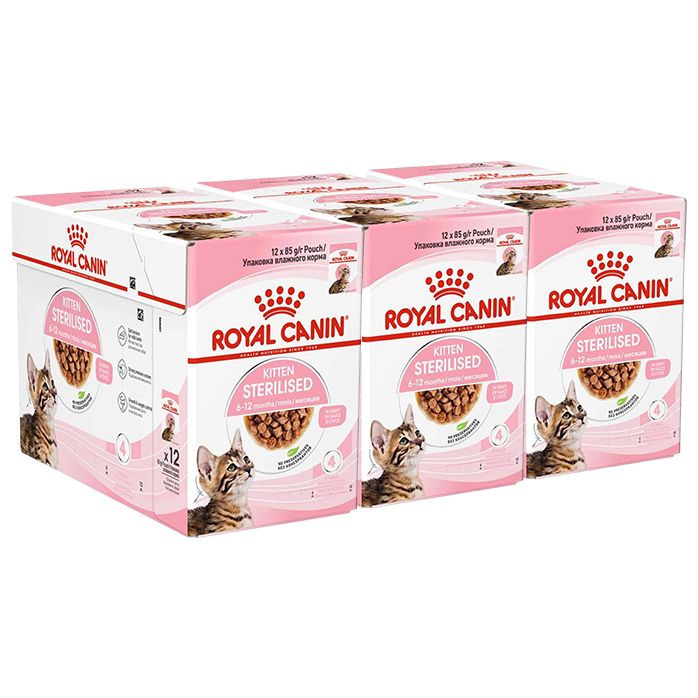 Royal Canin Kitten Sterilised konzerva u umaku za sterilizirane mačiće 36 x 85 g