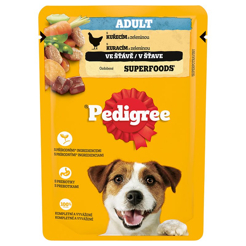 Pedigree Adult konzerva s piletinom i povrćem u umaku 100 g