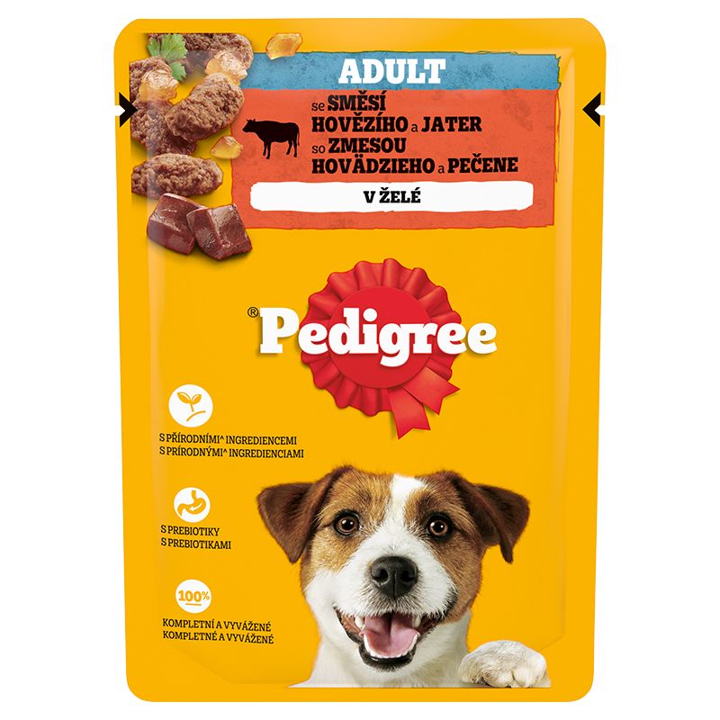 Pedigree Adult konzerva s govedinom i jetrom u želeu 100 g