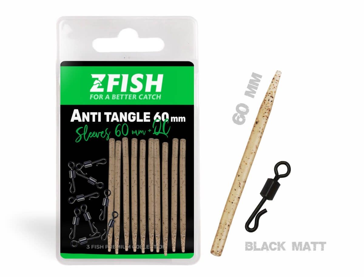 ZFISH Anti Tangle SET Sleeves 60mm + QC