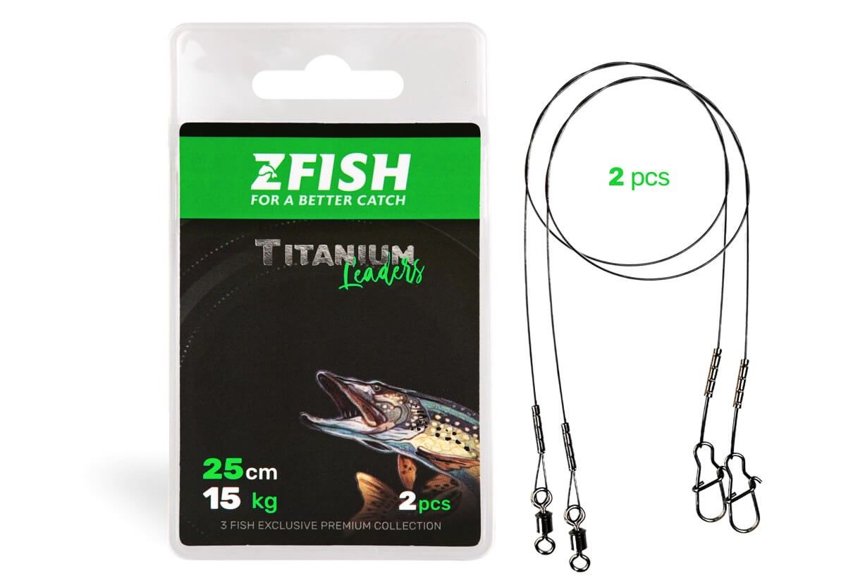 ZFISH Titanium Leader 20cm / 12kg / 2x