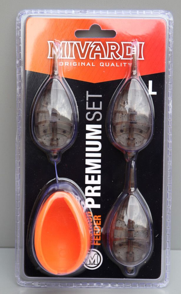 Mivardi Method Feeder set Premium L (30g + 40g + 50g + kalup)