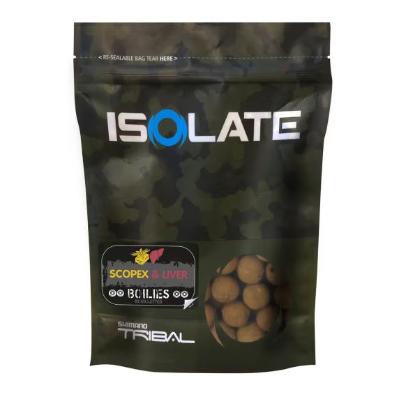 Shimano Isolate Boillie Scopex Liver 24mm - 1kg