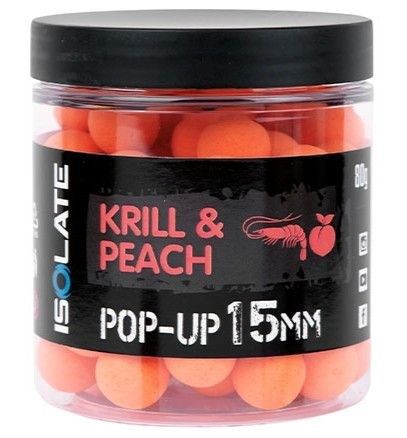 Shimano Isolate Pop-Up Krill Peach 15mm - 80g Fluoro Orange