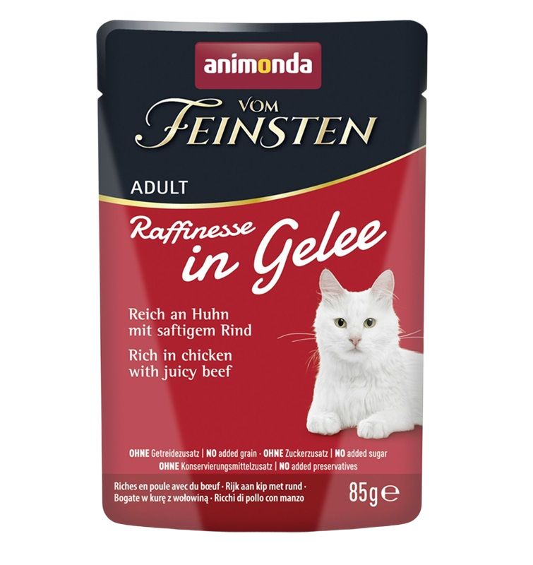 Animonda Vom Feinsten Raffinesse In Gelee piletina & govedina u želeu 85 g
