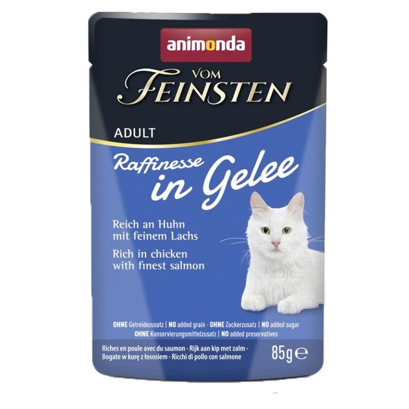 Animonda Vom Feinsten Raffinesse In Gelee piletina & losos u želeu 85 g