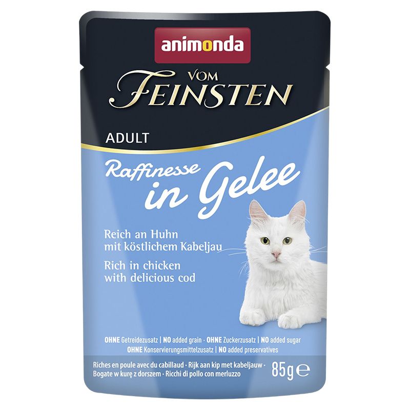 Animonda Vom Feinsten Raffinesse In Gelee piletina & oslić u želeu 85 g