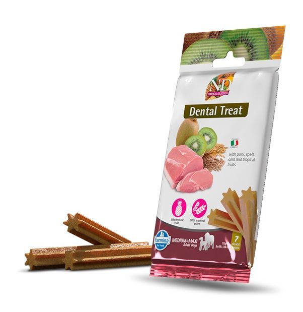 Farmina N&D Tropical Selection dog Dental Treat medium & maxi sviečková 100 g