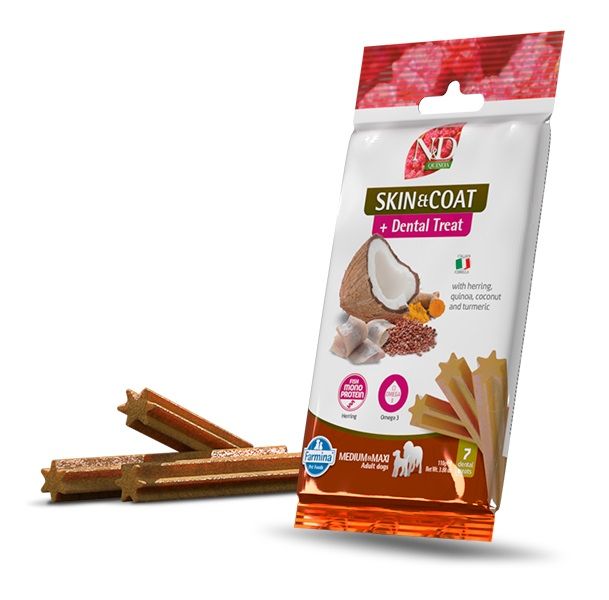Farmina N&D Quinoa pas za kožu i dlaku medium & maxi haringa 100 g