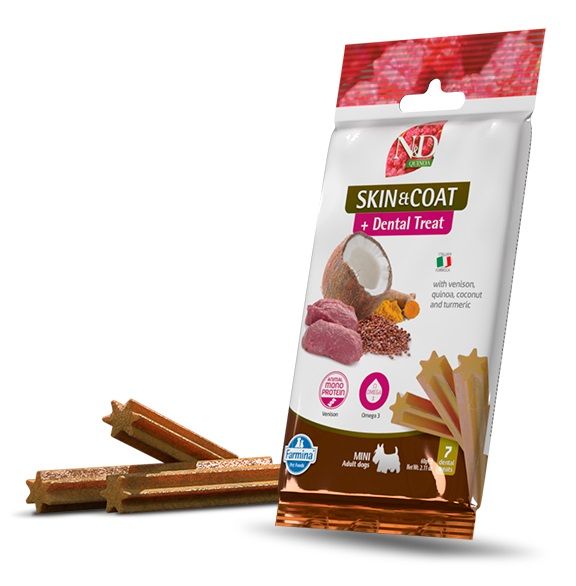Farmina N&D Quinoa pasja koža & dlaka mini divljač 60 g
