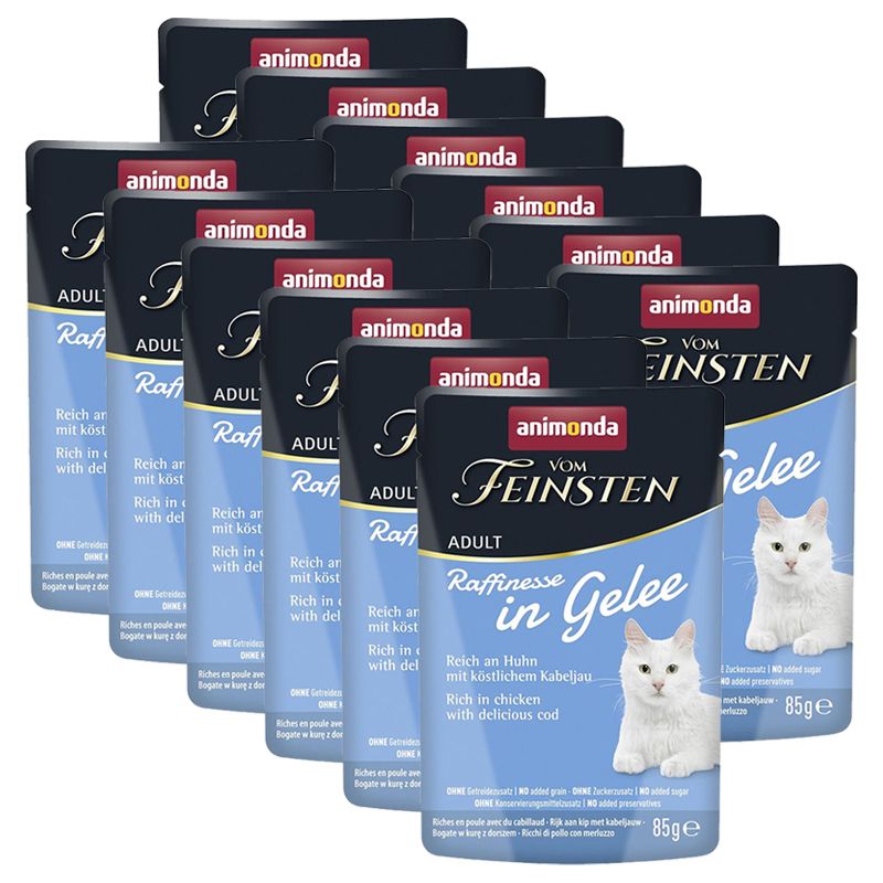 Animonda Vom Feinsten Raffinesse In Gelee piletina & oslić u želeu 12 x 85 g