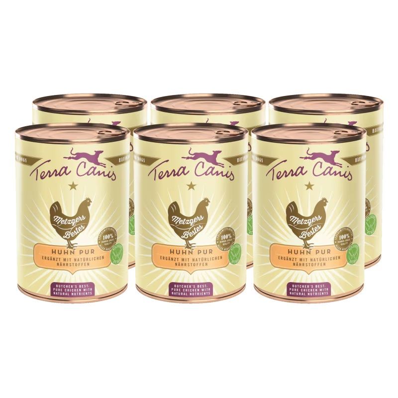 Terra Canis Butcher´s best Chicken pure 6 x 400 g