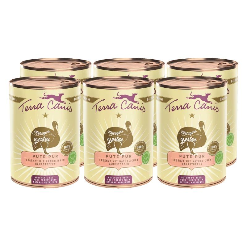 Terra Canis Butcher´s best Turkey pure 6 x 400 g