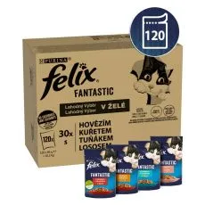 Kapsice FELIX Fantastic Multipack ukusni izbor u želeu 120 x 85 g