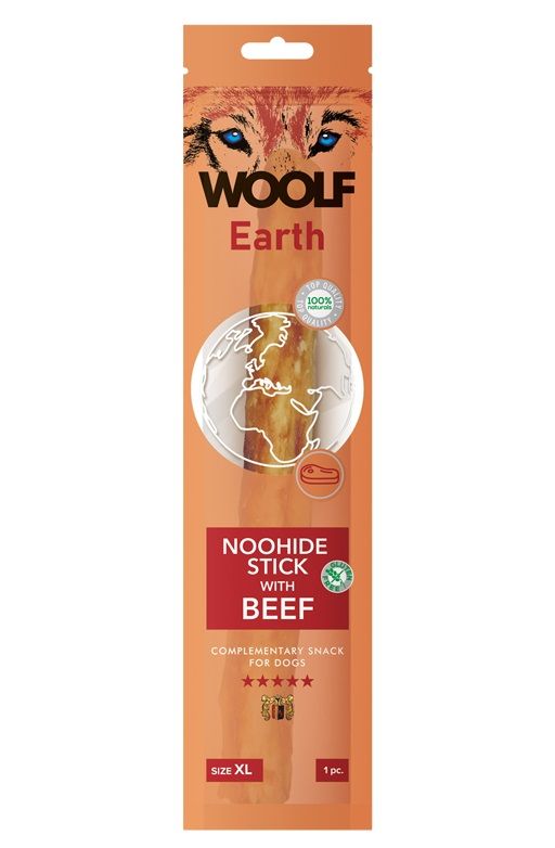 Woolf Dog Earth NOOHIDE XL Beef 85 g