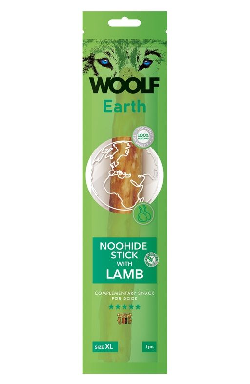 Woolf Dog Earth NOOHIDE XL Janjetina 85 g