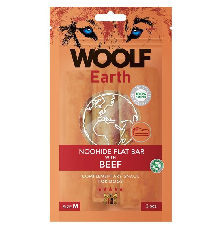 Woolf Dog Earth NOOHIDE M Govedina 90 g