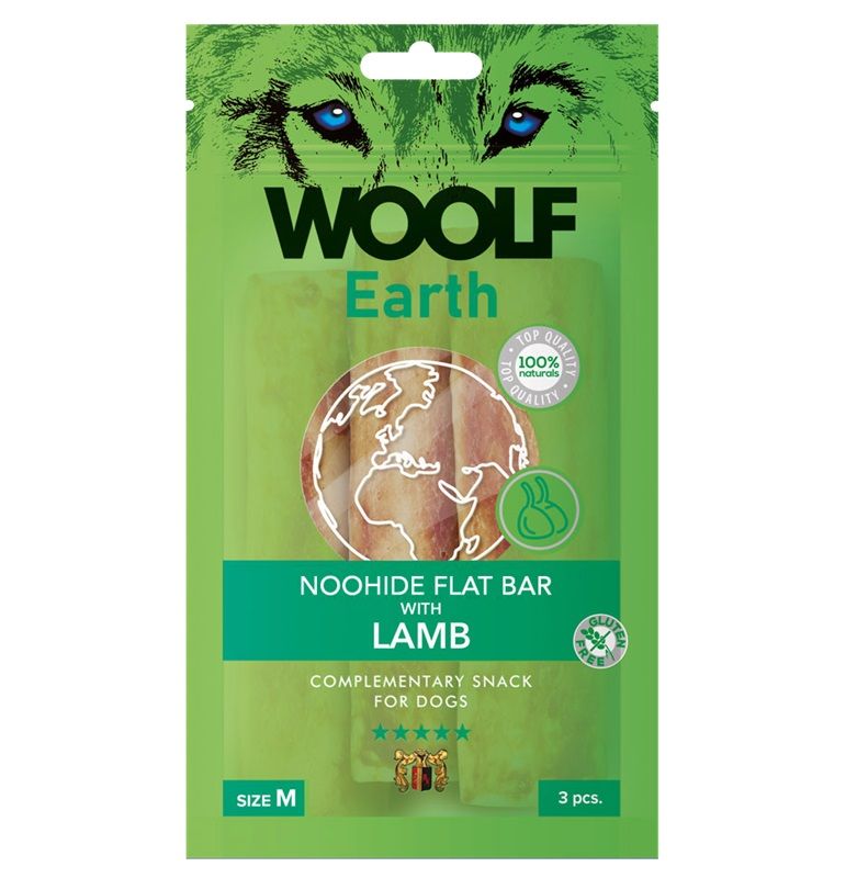 Woolf Dog Earth NOOHIDE M Lamb 90 g