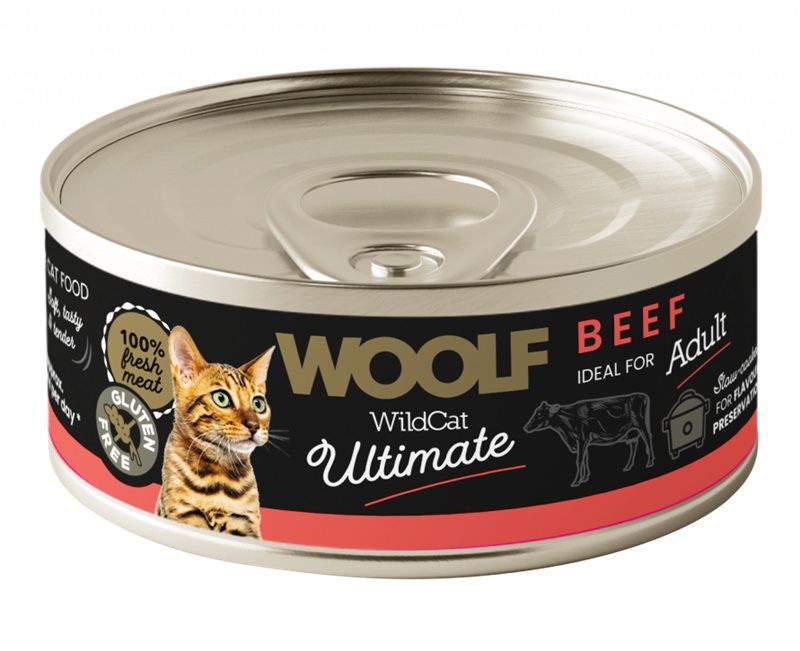 WOOLF WildCat Ultimate Beef Pate 85 g