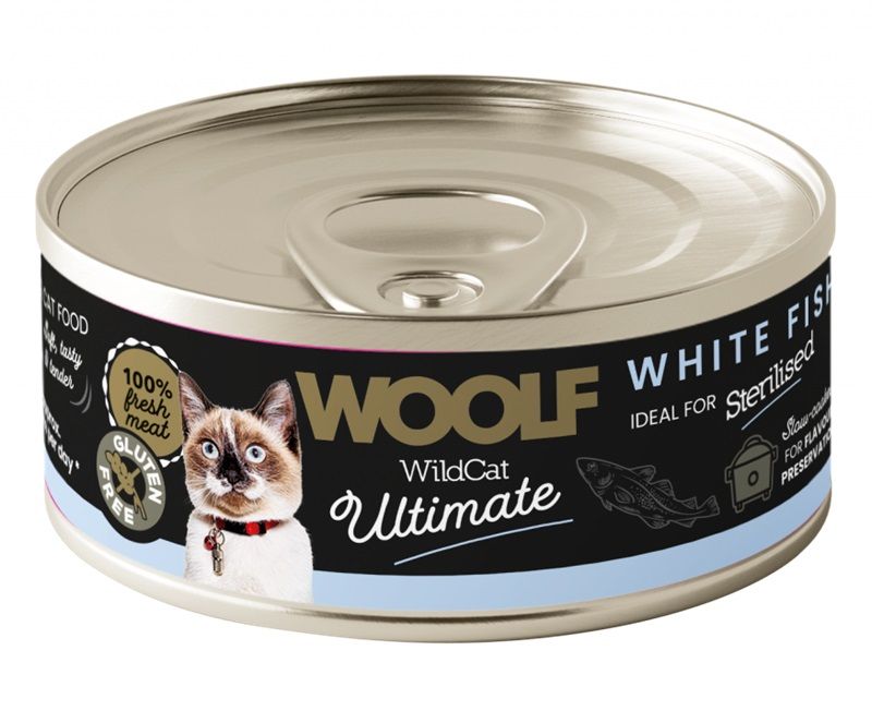 WOOLF WildCat Ultimate White Fish Pate 85 g