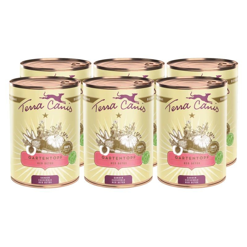 Terra Canis Garden Casserole Red Detox 6 x 400 g