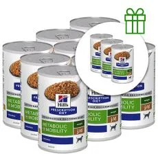 Hill's Prescription Diet Metabolic + Mobility Regulacija tjelesne težine za pse 370 g, 9+3 GRATIS