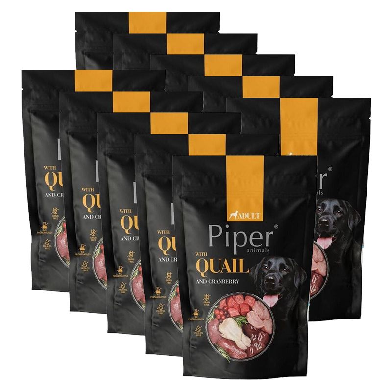 Konzerva Piper Adult s prepelicom i brusnicama 10 x 500 g